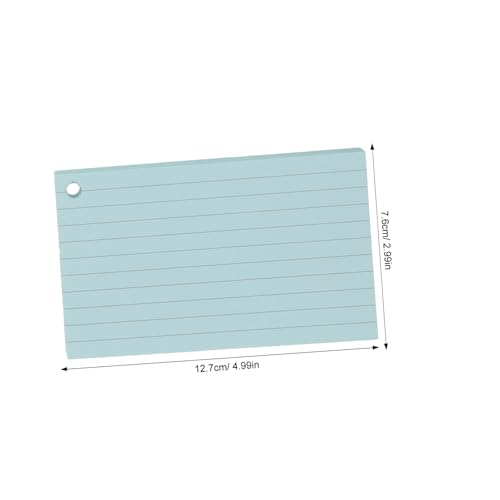PLAFOPE Linierte Karteikarten mit Blanko Notizkarten Farben Papier mit Metallringen Mehrzweck Lernkarten Flashcards für Schule Büro und Zuhause und Tragbar PLAFOPE Linierte Karteikarten mit Blanko Notizkarten Farben Papier mit Metallringen Mehrzweck Lernkarten Flashcards für Schule Büro und Zuhause und Tragbar von PLAFOPE