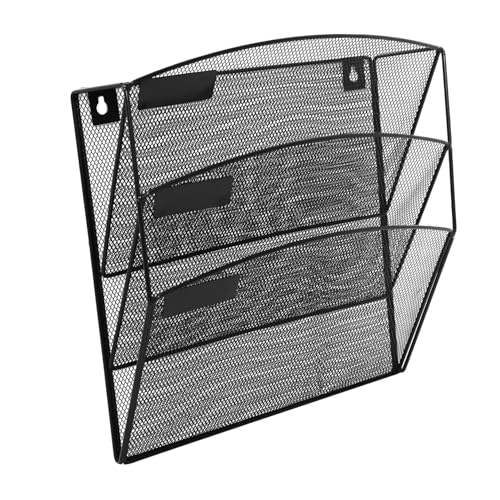 PLAFOPE Mehrschichtiger Wand Organizer aus Robustem Material Platzsparender Wandhalter für Dokumente Zeitschriften und Magazine Einfache Befestigung für Büro und Zuhause PLAFOPE Mehrschichtiger Wand Organizer aus Robustem Material Platzsparender Wandhalter für Dokumente Zeitschriften und Magazine Einfache Befestigung für Büro und Zuhause von PLAFOPE
