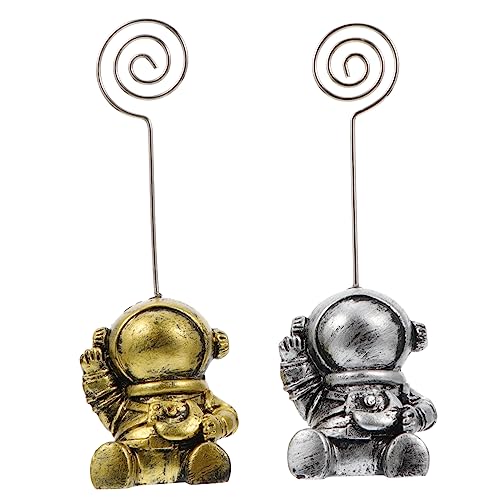 PLAFOPE Memohalter Teilig Astronaut Tischdeko Vintage Gold Silber Kreativer Foto und Notizhalter für Hochzeit Geburtstag Party Memo Clips für Büro und Zuhause PLAFOPE Memohalter Teilig Astronaut Tischdeko Vintage Gold Silber Kreativer Foto und Notizhalter für Hochzeit Geburtstag Party Memo Clips für Büro und Zuhause von PLAFOPE