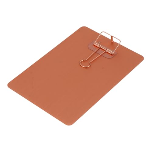 PLAFOPE Metall Klemmbrett Roségold Edelstahl Schreibbrett mit Langem Clip Leicht für Büro Schule Zuhause Dokumentenhalter Notizen Organizer für Lehrer Studenten Bürobedarf PLAFOPE Metall Klemmbrett Roségold Edelstahl Schreibbrett mit Langem Clip Leicht für Büro Schule Zuhause Dokumentenhalter Notizen Organizer für Lehrer Studenten Bürobedarf von PLAFOPE