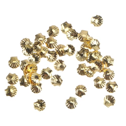 PLAFOPE Metall Nagelrivet Dekoration Goldfarbene Nail Art Sticker DIY Shell Charms für Maniküre Nagelkunst Zubehör für Profi und Heimgebrauch PLAFOPE Metall Nagelrivet Dekoration Goldfarbene Nail Art Sticker DIY Shell Charms für Maniküre Nagelkunst Zubehör für Profi und Heimgebrauch von PLAFOPE