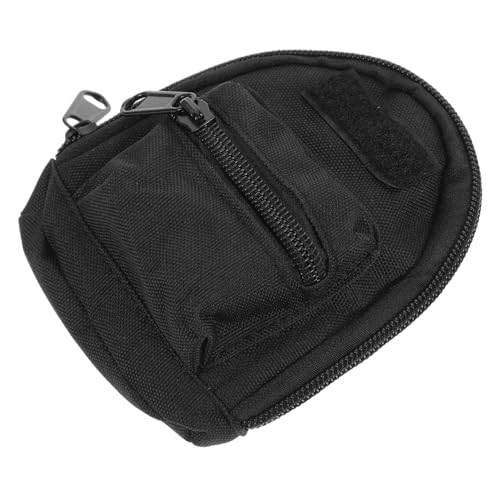 PLAFOPE Mini Earbud Holder mit Schlüsselanhänger Tragbare Mini geldbörse und Münztasche Kreative Rucksackform Leichtes Kompaktes Design für Outdoor Camping und Alltag Schwarz PLAFOPE Mini Earbud Holder mit Schlüsselanhänger Tragbare Mini geldbörse und Münztasche Kreative Rucksackform Leichtes Kompaktes Design für Outdoor Camping und Alltag Schwarz von PLAFOPE