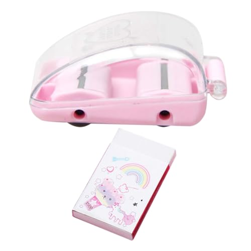 PLAFOPE Mini Tragbarer Radiergummi Krümelsammler mit Weichem Roller Kompakter Wiederverwendbarer Schreibtischstaub Abfallreiniger für Büro und Unterwegs Rosa PLAFOPE Mini Tragbarer Radiergummi Krümelsammler mit Weichem Roller Kompakter Wiederverwendbarer Schreibtischstaub Abfallreiniger für Büro und Unterwegs Rosa von PLAFOPE