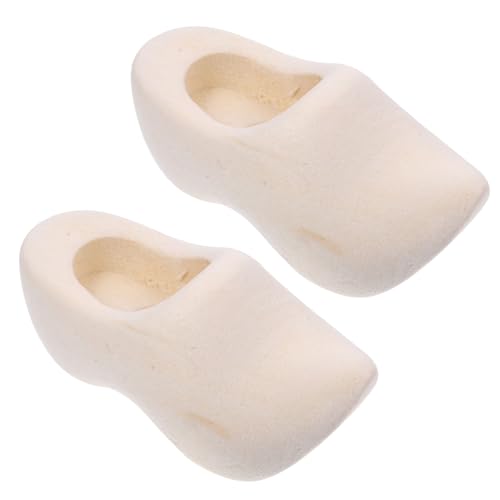 PLAFOPE Miniatur Holzschuhe Unbemalte DIY Puppenhaus Deko Holzclogs Bastelset Robuste Holzrohlinge für Puppenhaus Zubehör und Kreative Handwerksprojekte PLAFOPE Miniatur Holzschuhe Unbemalte DIY Puppenhaus Deko Holzclogs Bastelset Robuste Holzrohlinge für Puppenhaus Zubehör und Kreative Handwerksprojekte von PLAFOPE