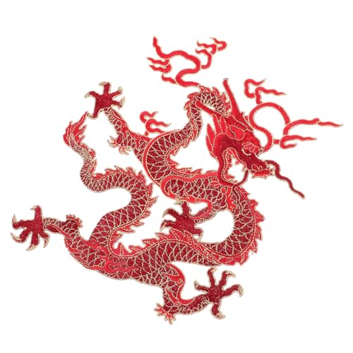 PLAFOPE Nähen Hutflicken Drachen Patch Gestickte Applikation zum Aufbügeln Flicken Praktische Chinesischer Drache Patches für Sternzeichen Drache Kostüm Jeans Jacken Kleidung Taschen PLAFOPE Nähen Hutflicken Drachen Patch Gestickte Applikation zum Aufbügeln Flicken Praktische Chinesischer Drache Patches für Sternzeichen Drache Kostüm Jeans Jacken Kleidung Taschen von PLAFOPE