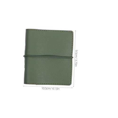 PLAFOPE Notizbuch mit Kunstleder Einband Mini Tragbares Pocket Journal Nachfüllbar Liniertes Schreibheft für Studium Reisen Tägliche Planung und Kreative Notizen Dunkelgrün PLAFOPE Notizbuch mit Kunstleder Einband Mini Tragbares Pocket Journal Nachfüllbar Liniertes Schreibheft für Studium Reisen Tägliche Planung und Kreative Notizen Dunkelgrün von PLAFOPE