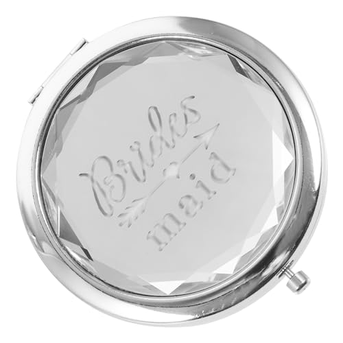PLAFOPE Party-schminkspiegel Dienstmädchen Junggesellin Hochzeit Für Die Braut Brautjungfer Brautparty Led Der Braut Braut- Zukünftige Braut Kosmetik Reisespiegel Glas Silver PLAFOPE Party-schminkspiegel Dienstmädchen Junggesellin Hochzeit Für Die Braut Brautjungfer Brautparty Led Der Braut Braut- Zukünftige Braut Kosmetik Reisespiegel Glas Silver von PLAFOPE
