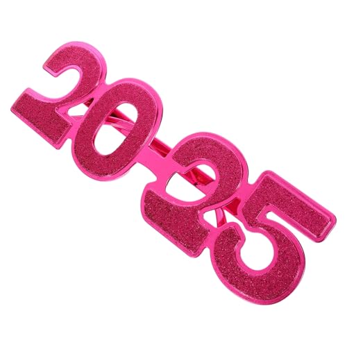 PLAFOPE Partybrille in Leuchtendem Pink Dekorative Glitzer-brille für Silvester Abschlussfeiern Leichtes Strapazierfähiges Material als Fotorequisite und Partyzubehör PLAFOPE Partybrille in Leuchtendem Pink Dekorative Glitzer-brille für Silvester Abschlussfeiern Leichtes Strapazierfähiges Material als Fotorequisite und Partyzubehör von PLAFOPE
