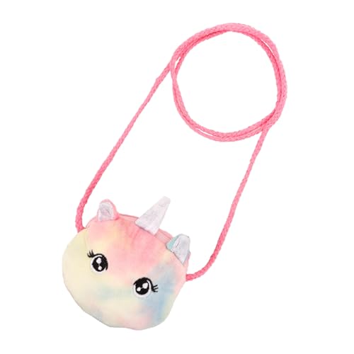 PLAFOPE Plüsch Einhorn Crossbody Tasche für Mädchen Leichte Umhängetasche mit Langem Gurt Bunte Einhorn Geldbörse Modische Handtasche für Party und Alltag Robust und Tragbar PLAFOPE Plüsch Einhorn Crossbody Tasche für Mädchen Leichte Umhängetasche mit Langem Gurt Bunte Einhorn Geldbörse Modische Handtasche für Party und Alltag Robust und Tragbar von PLAFOPE