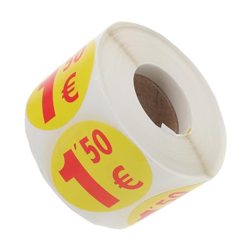 PLAFOPE Preisetiketten Aufkleber Rund Leuchtend Selbstklebend Preisschild Sticker für Einzelhandel Supermarkt Kleine Geschäfte Verkaufspreise Markieren PLAFOPE Preisetiketten Aufkleber Rund Leuchtend Selbstklebend Preisschild Sticker für Einzelhandel Supermarkt Kleine Geschäfte Verkaufspreise Markieren von PLAFOPE