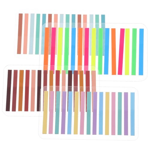 PLAFOPE Professionelle Pet Transparente Haftstreifen Selbstklebende Fluoreszierende Index Tabs Farbige Portable Lesestreifen Haftende Seitenmarker zum Beschriften für Büro Schule und PLAFOPE Professionelle Pet Transparente Haftstreifen Selbstklebende Fluoreszierende Index Tabs Farbige Portable Lesestreifen Haftende Seitenmarker zum Beschriften für Büro Schule und von PLAFOPE