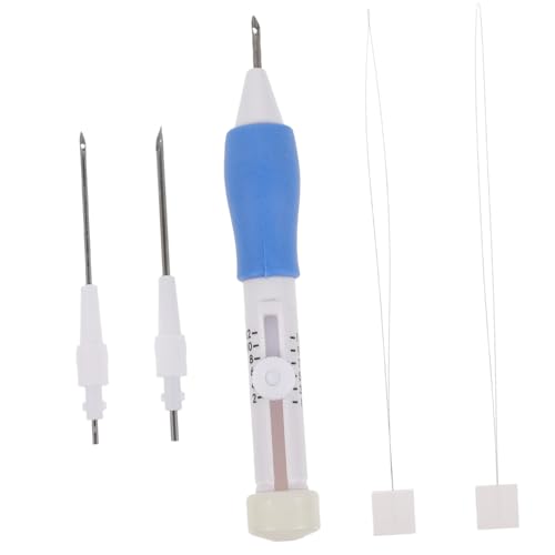 PLAFOPE Punch Needle Set für Stickerei DIY Handwerk Punching Needle Set für Dreidimensionale Stickdesigns Vielseitiges Nadel für Einfache Textilgestaltung PLAFOPE Punch Needle Set für Stickerei DIY Handwerk Punching Needle Set für Dreidimensionale Stickdesigns Vielseitiges Nadel für Einfache Textilgestaltung von PLAFOPE