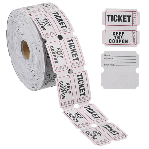 PLAFOPE Raffle Tickets Graue Lose Eintrittskarten Für Veranstaltungen Partys Schulveranstaltungen Aktivitätscenter PLAFOPE Raffle Tickets Graue Lose Eintrittskarten Für Veranstaltungen Partys Schulveranstaltungen Aktivitätscenter von PLAFOPE