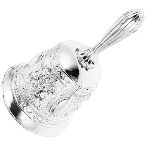 PLAFOPE Retro Handglocke aus Metall Leichte Service und Rufglocke für Restaurant Bar Hotel Schule und Haustiertraining Vielseitige Tischklingel für Empfang und Kinderbetreuung PLAFOPE Retro Handglocke aus Metall Leichte Service und Rufglocke für Restaurant Bar Hotel Schule und Haustiertraining Vielseitige Tischklingel für Empfang und Kinderbetreuung von PLAFOPE