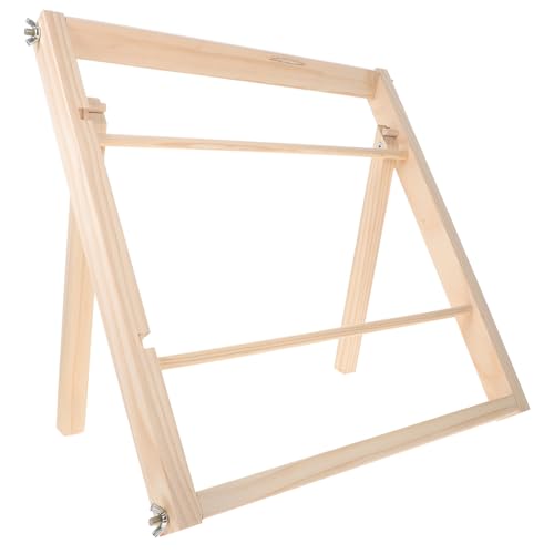 PLAFOPE Robustes Holz Bandrollenhalter Organizer Geschenkbandregal Platzsparend Leicht Montierbar für Bastelraum Nähzimmer Blumenladen Praktische Aufbewahrung von Geschenkpapier und von PLAFOPE