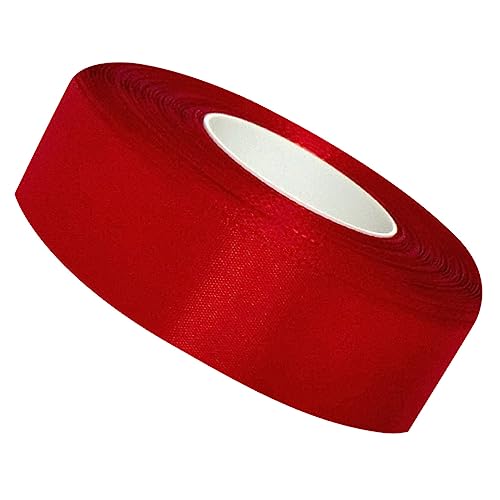 PLAFOPE Rotes Geschenkband aus Hochwertigem Polyester Glatte Textur Vielseitiges Dekoband für Geschenkverpackungen Basteln Haarbänder und Hochzeitsdekoration PLAFOPE Rotes Geschenkband aus Hochwertigem Polyester Glatte Textur Vielseitiges Dekoband für Geschenkverpackungen Basteln Haarbänder und Hochzeitsdekoration von PLAFOPE