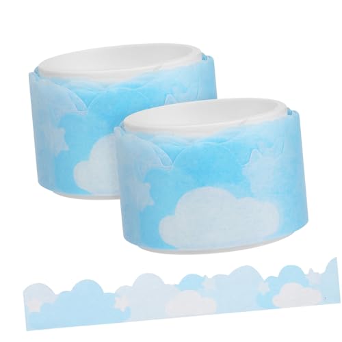 PLAFOPE Scrapbook Supplies Washi Tape Rolle 2 Rollen dekoratives Bastelband Box dekoratives Klebeband Geschenkband PLAFOPE Scrapbook Supplies Washi Tape Rolle 2 Rollen dekoratives Bastelband Box dekoratives Klebeband Geschenkband von PLAFOPE