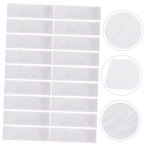 PLAFOPE Selbstklebende Wasserdichte Transparente PVC Etikettenhalter mit Weißen Karteikarten Reißfeste Aufbewahrungstaschen für Lager Büro Supermarkt und Schule PLAFOPE Selbstklebende Wasserdichte Transparente PVC Etikettenhalter mit Weißen Karteikarten Reißfeste Aufbewahrungstaschen für Lager Büro Supermarkt und Schule von PLAFOPE