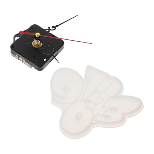 PLAFOPE Silikonform DIY Uhr Bastelset Flexible Silikonform für Wanduhren Gießen Dekorationen Wiederverwendbar Robust für Epoxidharz Kunsthandwerk von PLAFOPE
