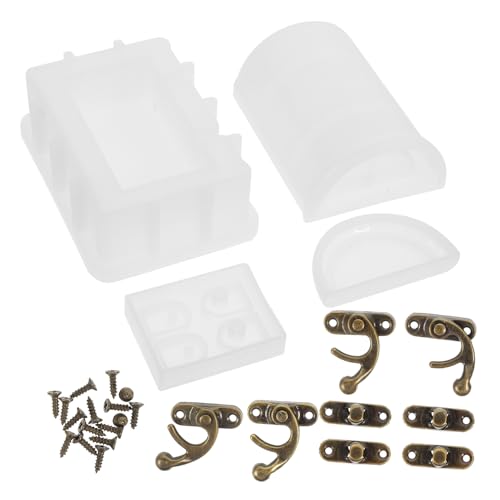 PLAFOPE Silikonform Schatztruhe Gießform Epoxidharz Resin Box DIY Bastelset mit Hoher Elastizität Reißfest Leicht zu Entformen Wiederverwendbar für Kreative Aufbewahrungsboxen von PLAFOPE