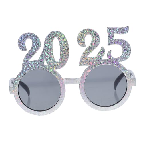 PLAFOPE Silvester Brille - besondere Partybrille Neuheit Foto Requisite Leicht Tragbar Für Jahreswechsel Feier von PLAFOPE