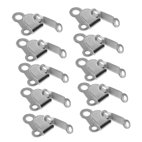 PLAFOPE Sufficient Hosenhaken-Set 10-teilig silber-weiß Haken und Ösen aus Metall Nähzubehör für Jeans Hemden und Unterwäsche PLAFOPE Sufficient Hosenhaken-Set 10-teilig silber-weiß Haken und Ösen aus Metall Nähzubehör für Jeans Hemden und Unterwäsche von PLAFOPE