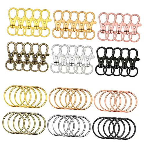 PLAFOPE Teiliges Bunter Drehverschluss Karabiner aus Legiertem Langlebige Schlüsselanhänger Verschlüsse für DIY Schmuck und Taschen Vielseitige Schnallen für Bastelprojekte und PLAFOPE Teiliges Bunter Drehverschluss Karabiner aus Legiertem Langlebige Schlüsselanhänger Verschlüsse für DIY Schmuck und Taschen Vielseitige Schnallen für Bastelprojekte und von PLAFOPE