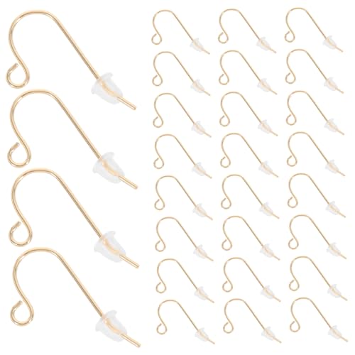 PLAFOPE Teiliges DIY Ohrhaken V-förmige Ohrringhaken mit Ohrstoppern Metall Ohrring Basteln Zubehör für Ohrringe Selber Machen und Schmuckherstellung PLAFOPE Teiliges DIY Ohrhaken V-förmige Ohrringhaken mit Ohrstoppern Metall Ohrring Basteln Zubehör für Ohrringe Selber Machen und Schmuckherstellung von PLAFOPE