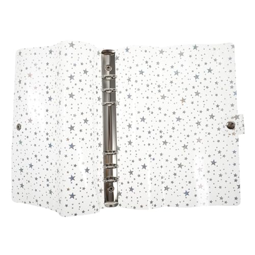 PLAFOPE Transparente PVC Binder Hülle mit Druckknopf Robuste Notizbuch schutzhülle für Studenten Flexibler Ordner einband Langlebige Loseblatt sammelmappe PLAFOPE Transparente PVC Binder Hülle mit Druckknopf Robuste Notizbuch schutzhülle für Studenten Flexibler Ordner einband Langlebige Loseblatt sammelmappe von PLAFOPE
