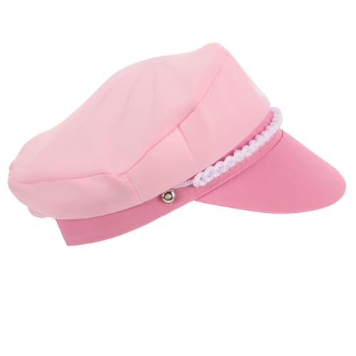 PLAFOPE Verstellbare Rosa Matrosen kapitänsmütze für Damen Stilvolle Flache Yacht hut Geeignet für Karneval Cosplay Urlaub und Segelpartys PLAFOPE Verstellbare Rosa Matrosen kapitänsmütze für Damen Stilvolle Flache Yacht hut Geeignet für Karneval Cosplay Urlaub und Segelpartys von PLAFOPE