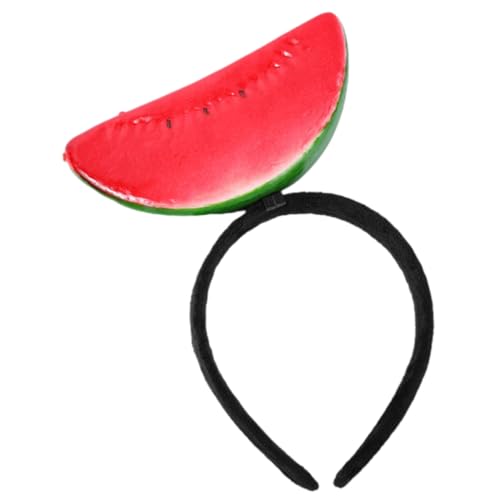 PLAFOPE Wassermelonen Stirnband Obst Stirnbänder Für Kinder Foto Requisiten Für Fotoautomaten Wassermelonen Partygeschenke Wassermelonen Haarreifen Süßes Stirnband Lustige von PLAFOPE