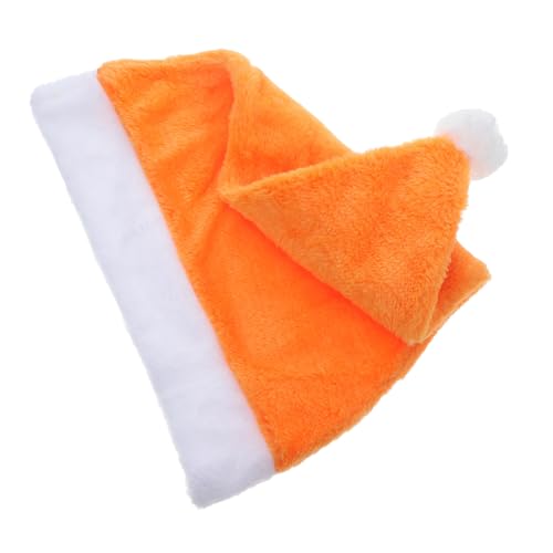 PLAFOPE Weihnachtsmütze Orange Plüsch Santa Mütze Festliche Verkleidungsmütze für Erwachsene Weihnachten Karneval Party Zubehör PLAFOPE Weihnachtsmütze Orange Plüsch Santa Mütze Festliche Verkleidungsmütze für Erwachsene Weihnachten Karneval Party Zubehör von PLAFOPE