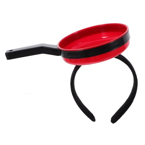 PLAFOPE Witziges Pfannen haarreif Party Kostüm Rotes Abs Polyester Stirnband Für Geburtstage Events Karneval Zubehör PLAFOPE Witziges Pfannen haarreif Party Kostüm Rotes Abs Polyester Stirnband Für Geburtstage Events Karneval Zubehör von PLAFOPE