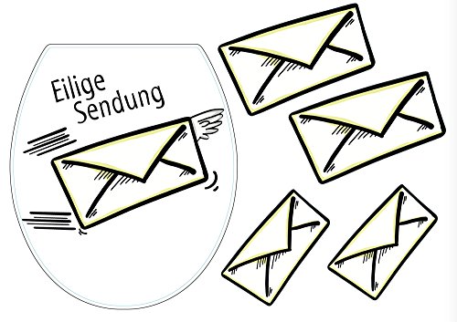 PLAGE DEKO Sticker-EILIGE Sendung, Vinyl, Black, 68 x 0.1 x 47,7 cm PLAGE DEKO Sticker-EILIGE Sendung, Vinyl, Black, 68 x 0.1 x 47,7 cm von PLAGE
