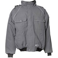 PLANAM® unisex Arbeitsjacke CANVAS 320 grau, schwarz Größe 2XL von PLANAM®