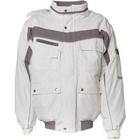 PLANAM® unisex Arbeitsjacke PLALINE weiß, zink Größe 3XL von PLANAM®