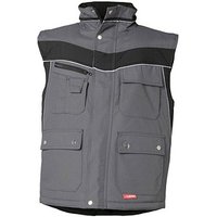 PLANAM® unisex Winterweste PLALINE schiefer, schwarz Größe 4XL von PLANAM®