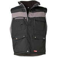 PLANAM® unisex Winterweste PLALINE schwarz, zink Größe 2XL von PLANAM®