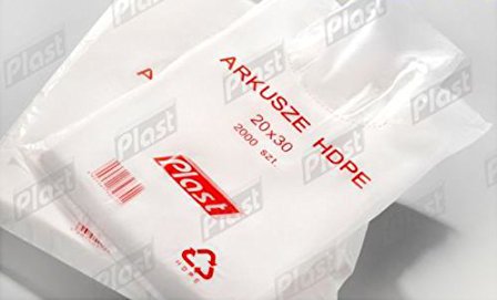 PLAST 20 x 30 cm Packungsfolie, 2000 Stück, Transparent, Kunststoff, HDPE PLAST 20 x 30 cm Packungsfolie, 2000 Stück, Transparent, Kunststoff, HDPE von PLAST