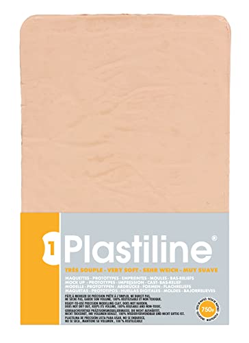 Herbin 7240T - Plastilin für den Modellbau, 750g, zum modelieren, HG40, sehr flexibel, 1 Block, Rosa Herbin 7240T - Plastilin für den Modellbau, 750g, zum modelieren, HG40, sehr flexibel, 1 Block, Rosa von PLASTILINE