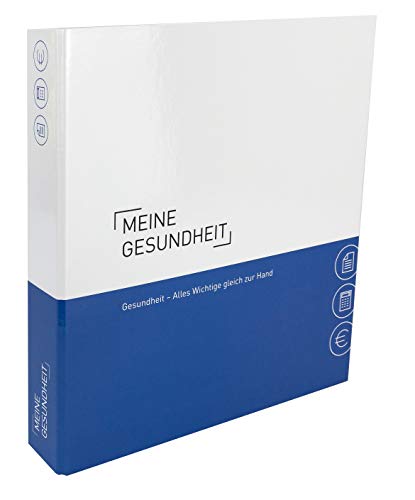 Themenringbuch mit Register/Trennblättern - Gesundheit - Optimale Strukturierung/Ablage aller Unterlagen im Bereich Gesundheit. Mit beschreibbarer Arzt Adressenliste und CD Hülle von PLASTOREG Smidt GmbH