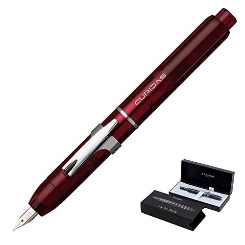 PLATINUM Curidas PKN7000-77F Füllfederhalter/F Fine/Einziehbar/Rot/Handgefertigt/mit Geschenkbox/Füllhalter PLATINUM Curidas PKN7000-77F Füllfederhalter/F Fine/Einziehbar/Rot/Handgefertigt/mit Geschenkbox/Füllhalter von PLATINUM
