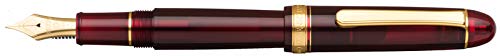 PLATINUM Japanischer Füllfederhalter #3776 Century Gold Trim Bourgogne F/Rot/ 0,28-0,34 mm/Handgefertigt/Feder aus 14-Karätigem Gold/mit Geschenkbox/Füllhalter, PNB15000-71F, Red PLATINUM Japanischer Füllfederhalter #3776 Century Gold Trim Bourgogne F/Rot/ 0,28-0,34 mm/Handgefertigt/Feder aus 14-Karätigem Gold/mit Geschenkbox/Füllhalter, PNB15000-71F, Red von PLATINUM