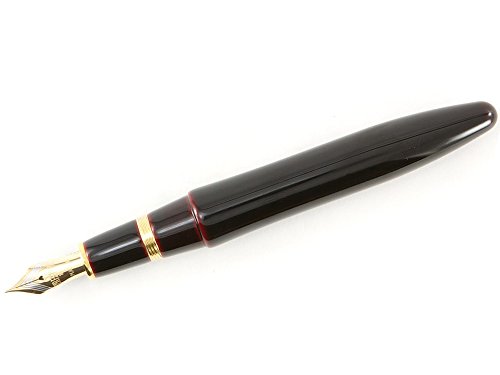 PLATINUM Japanischer Füllfederhalter Izumo/Nib/Feder: B/Handgefertig/Feder aus 18-Karätigem Gold/mit Geschenkbox/Füllhalter/Rot von PLATINUM