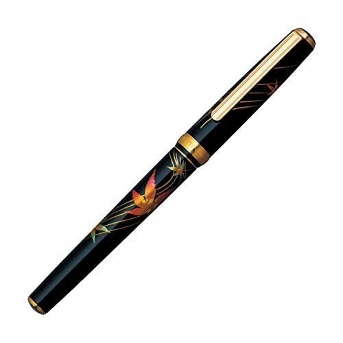 PLATINUM Japanischer Füllfederhalter VICOH #46 Changing Autumn Leaves/Nib/Feder: F/Handgefertig/Feder aus 18-Karätigem Gold/mit Geschenkbox/Füllhalter Schwarz PLATINUM Japanischer Füllfederhalter VICOH #46 Changing Autumn Leaves/Nib/Feder: F/Handgefertig/Feder aus 18-Karätigem Gold/mit Geschenkbox/Füllhalter Schwarz von PLATINUM