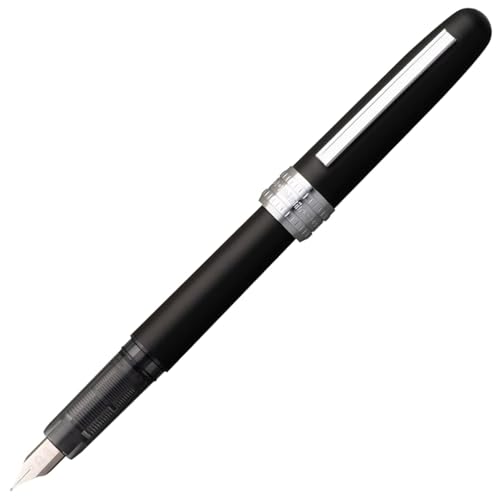 PLATINUM Plaisir PGB-1500#1 Füllfederhalter/Federstärken: M Medium Mittlere/Farbe: Black Mist/Handgefertigt/mit Geschenkbox/Füllhalter PLATINUM Plaisir PGB-1500#1 Füllfederhalter/Federstärken: M Medium Mittlere/Farbe: Black Mist/Handgefertigt/mit Geschenkbox/Füllhalter von PLATINUM