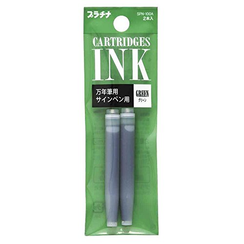 PLATINUM Preppy Marker- und Füllfederhalter-Nachfüllpatrone, grüne Tinte, 2 Stück, 4280419 PLATINUM Preppy Marker- und Füllfederhalter-Nachfüllpatrone, grüne Tinte, 2 Stück, 4280419 von PLATINUM