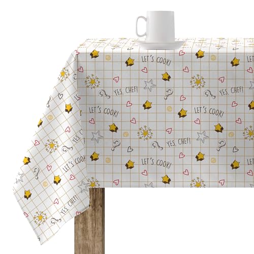 Belum Masterchef Tischdecke aus Harz, schmutzabweisend, Größe: 200 x 140 cm, Modell: 0400-69, Stoff: 100% Baumwolle, Tischdecke ohne Wachstuch, sehr weich, wasserdicht, flüssigkeitsabweisend Belum Masterchef Tischdecke aus Harz, schmutzabweisend, Größe: 200 x 140 cm, Modell: 0400-69, Stoff: 100% Baumwolle, Tischdecke ohne Wachstuch, sehr weich, wasserdicht, flüssigkeitsabweisend von BL BELUM