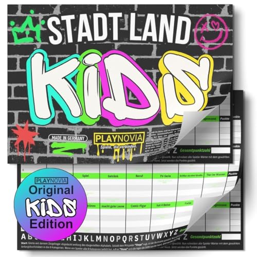 Stadt Land Kids - Für Kinder und Jugendliche - ab 8 Jahren von PLAYNOVIA