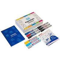 PLAYROOM Moderationszubehör Visualisation 3x Whiteboardmarker, 3x Flipchartmarker, 3x Flipchart-Effektmarker, 1x Notizbuch, 1x Broschüre „Die Macht der visuellen Kommunikation“ von PLAYROOM